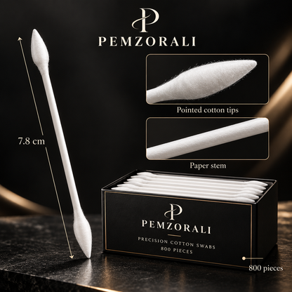 Pemzorali® Precision Pointed Cotton Swabs