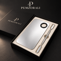 Pemzorali® Stainless Steel Makeup Mixing Palette & Spatula